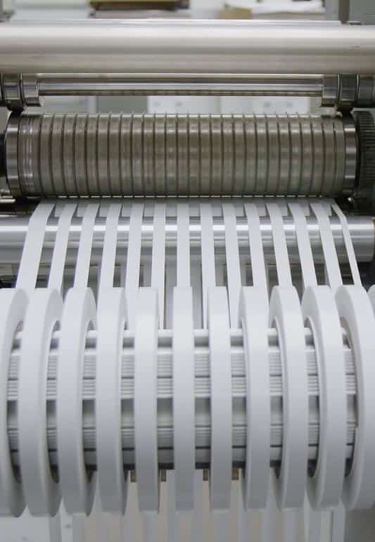 Slitting/Tight Tolerance Rotary Rewind Slitting